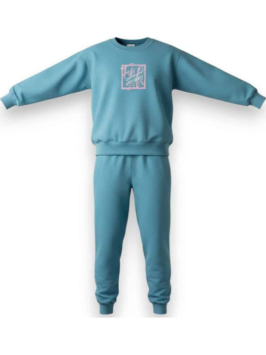 Kids Sweatpants Set Petrol