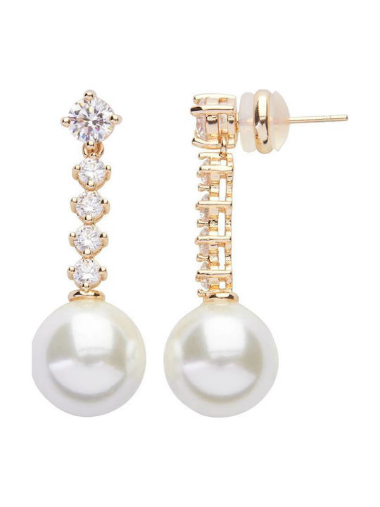 U.S. Polo Assn. Dangle Earrings with Pearls