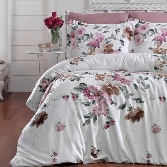 First Choice Σετ Διπλή 200x220cm Serra Pink