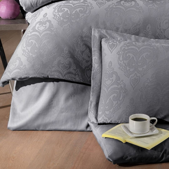 First Choice Σετ Διπλή 200x220cm Sofya Gray Baroque