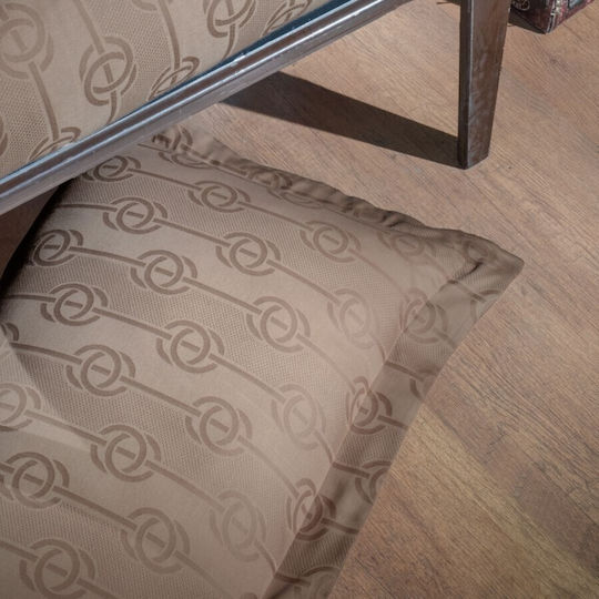 First Choice Σετ Διπλή 200x220cm Norel Light Brown Geometric (wicker)