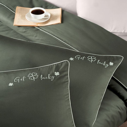 First Choice Σετ Διπλή 200x220cm Green