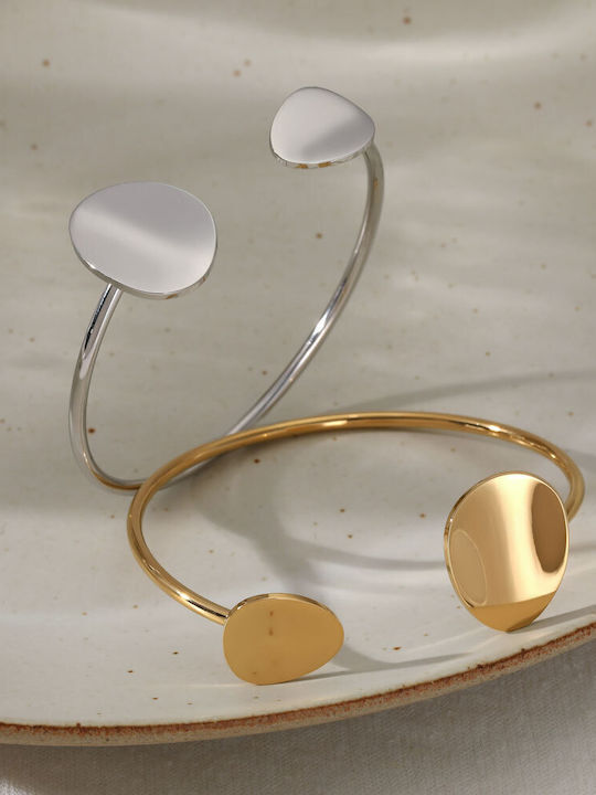 Elegant Women's Steel Handcuff Bracelet