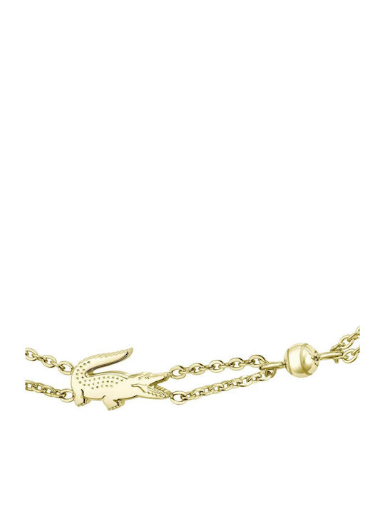 Lacoste Bracelet Gold Plated Steel 18cm