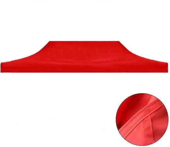 Alista Home Acoperiș pentru Foișor Roșu cu Acoperire PVC 3x4.5m