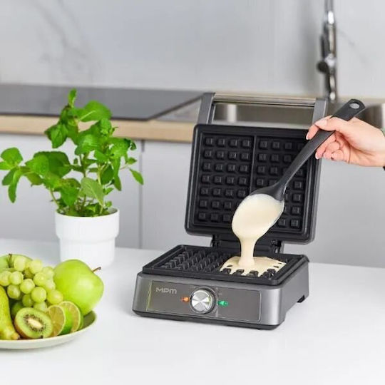 MPM Aparat Vafe Pentru Vafe Rectangulare 2 Compartimente 1900W