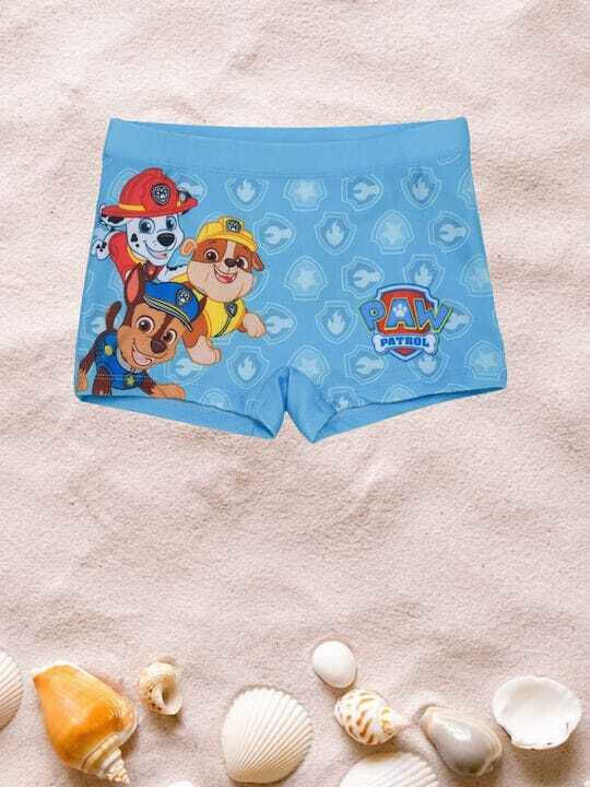 Disney Paw Patrol Kids Swimwear Swim Shorts Light Blue