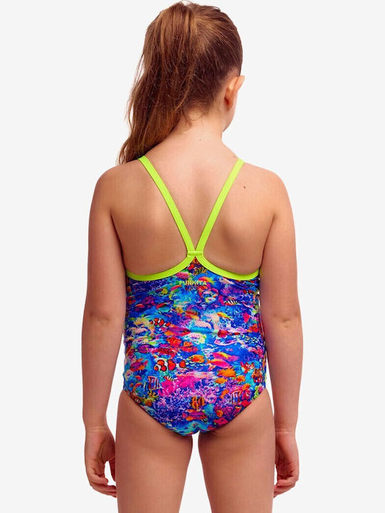 Funkita Детски Костюм За Баня Една Част Син