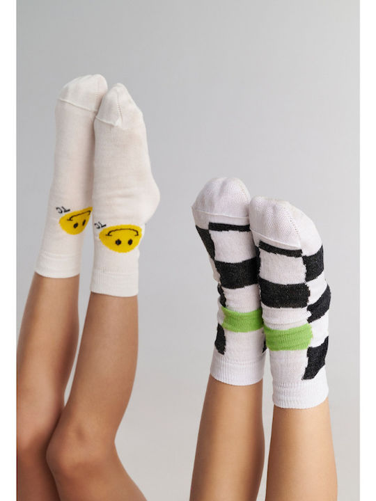 Two In A Castle Kids' Socks Yellow
