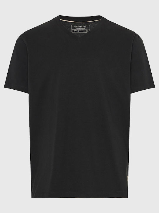 T-Shirt Schwarz FBM013-002-04-Black
