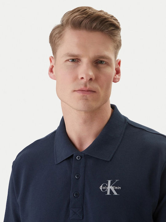 Polo Short Sleeve Blouse Dark Sapphire