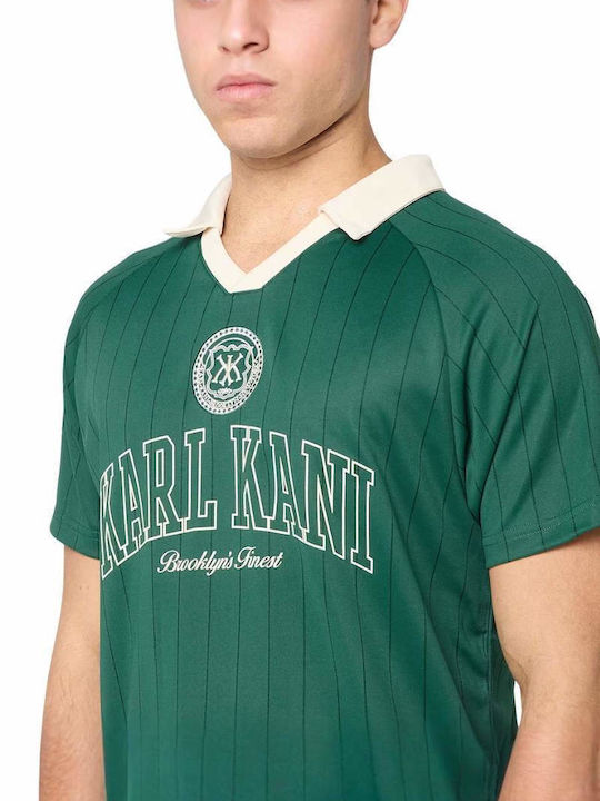 Pinstripe T-shirt Green