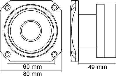 MNC Tweeter Auto Rotund 104dB