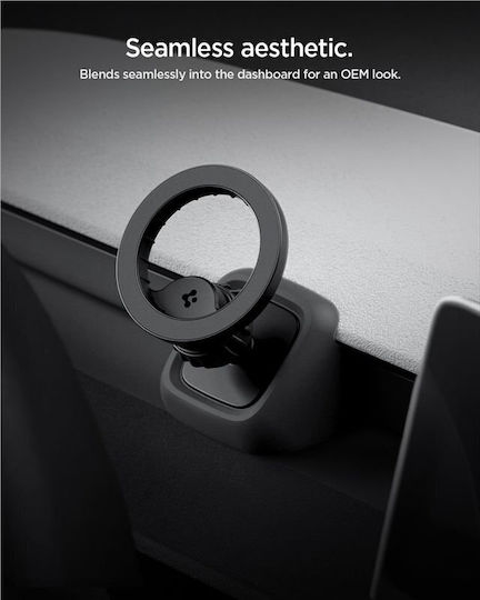 Spigen Tesla Tam100 Car Mobile Mount with Magnet MagSafe Black