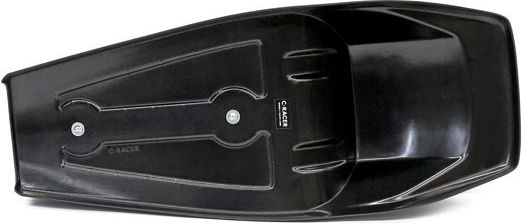 C-Racer Motorrad-Sattel Universell C-Racer Bolntor Scr5 Flat Track Sitz Schwarz