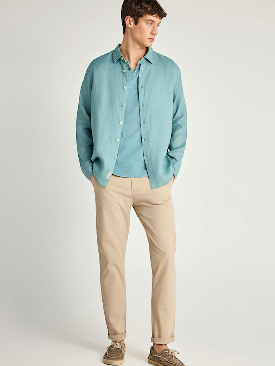 Chino Trousers in Regular Fit Greige
