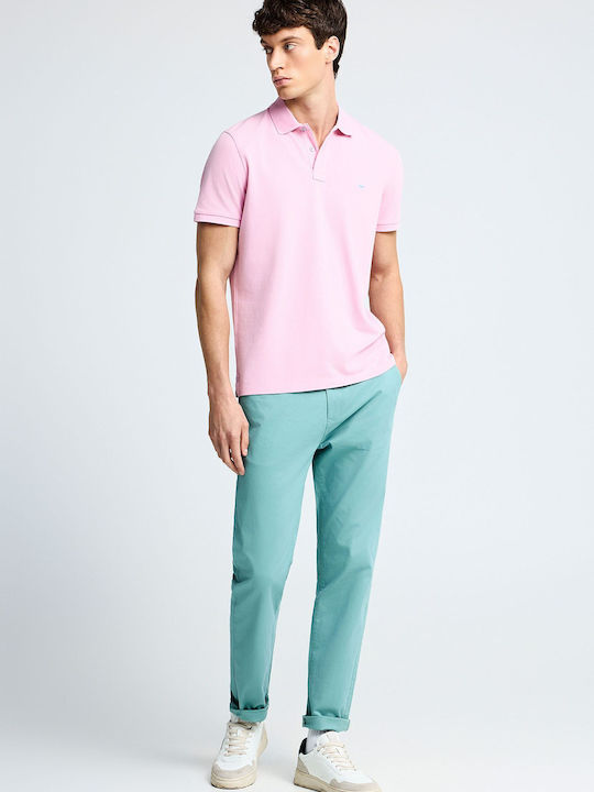 Herrenhosen Chinos In Reguläre Passform Blau