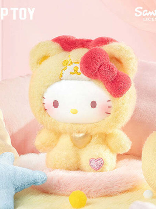 Plushy Keychain Top Toy Teddy Pijamas Blind Plush Keychain 1 Piece Random Selection