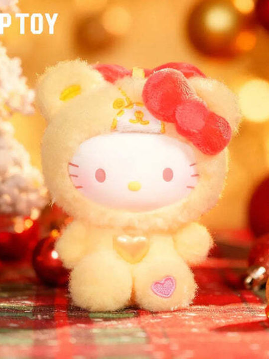 Plushy Keychain Top Toy Teddy Pijamas Blind Plush Keychain 1 Piece Random Selection