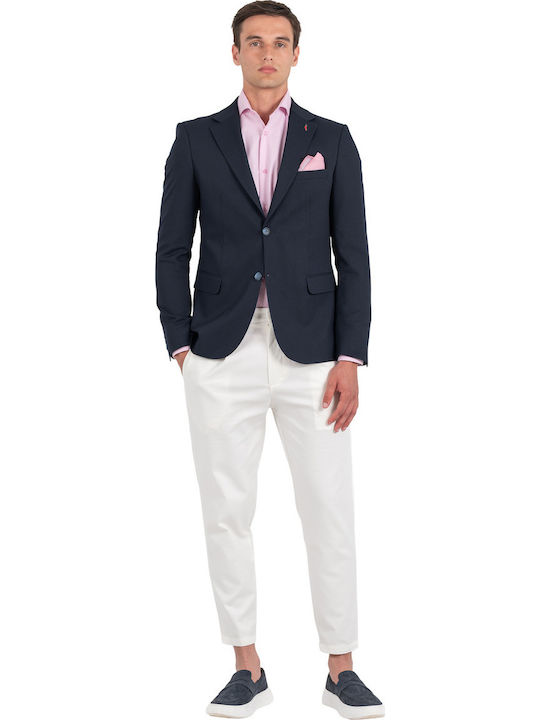 Sommer Herrenanzugsjacke Blau