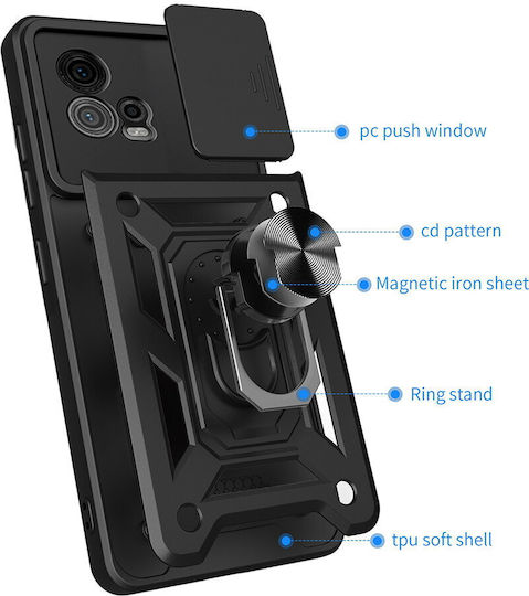 Techsuit Back Cover Μαύρο (Moto G72)