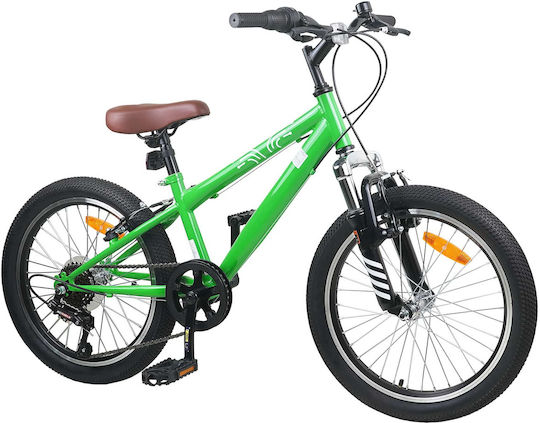 vidaXL 24" Παιδικό Mountain Bike Πράσινο