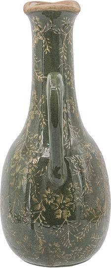 Artekko Ceramic Vase Aging Green F18xH36cm