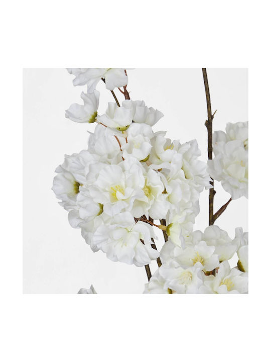 Florista Zweigstelle Blumen Kirsche 116cm Weiß Weiß Tiefe 28cm X Breite 9cm X Höhe 116cm