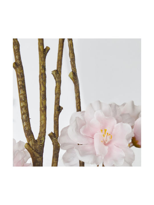 Florista Κλαδί Άνθη Κερασιάς 116cm Ροζ Ροζ Βάθος 28cm X Πλάτος 9cm X Ύψος 116cm
