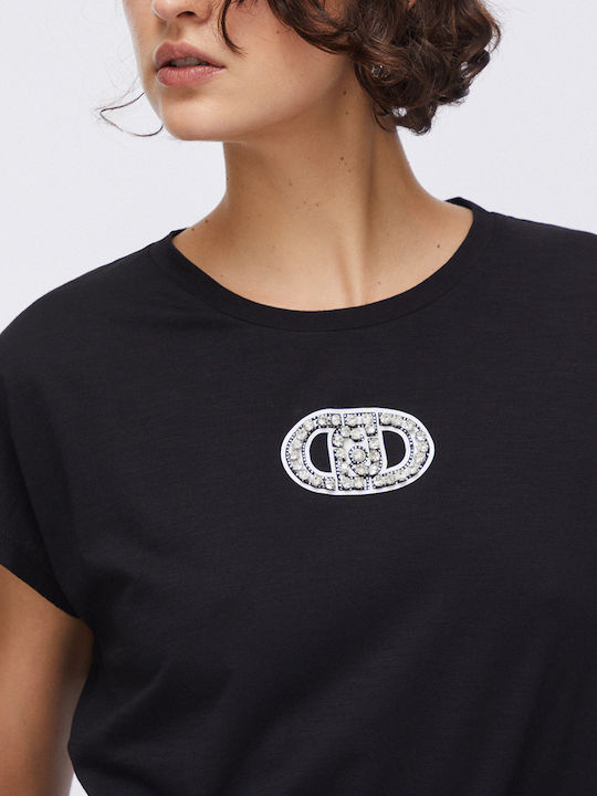 Γυναικείο T-shirt Μαύρο