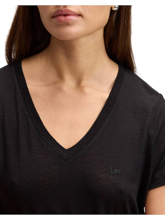 Damen T-Shirt Schwarz