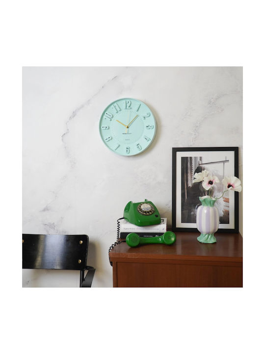 Housevitamin 3D Wall Clock Green