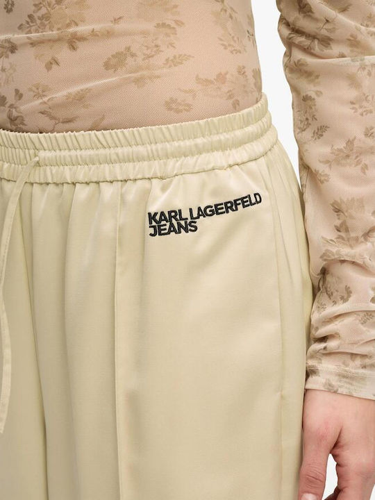 Women's Fabric Trousers Champagne
