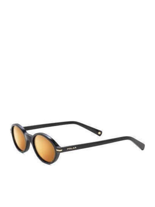 Polar Ochelari De Soare Negri Cu Ramă Din Plastic / Acetat Polar Ochelari De Soare Negri Cu Ramă Din Plastic / Acetat