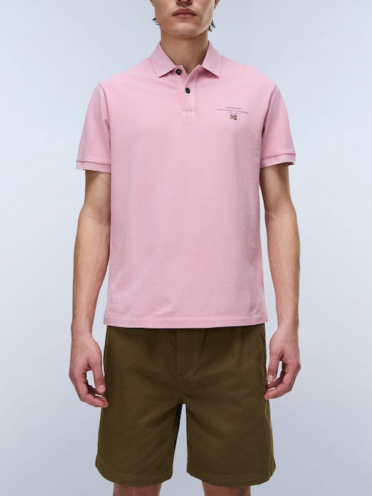 Elbas Polo Short Sleeve T-shirt Pink