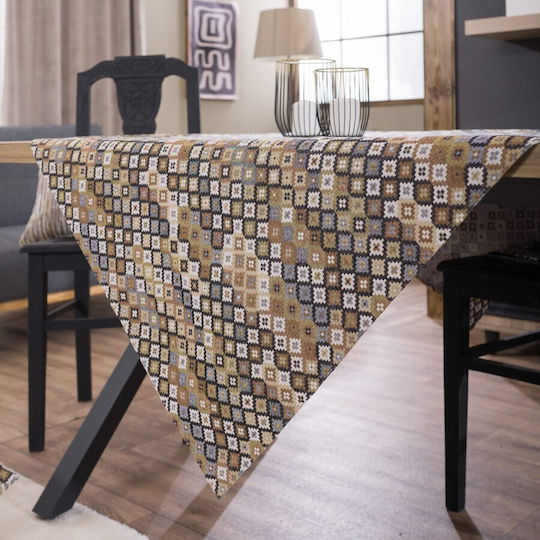 Teoran Carmona Multicolour Tablecloth 135x135cm