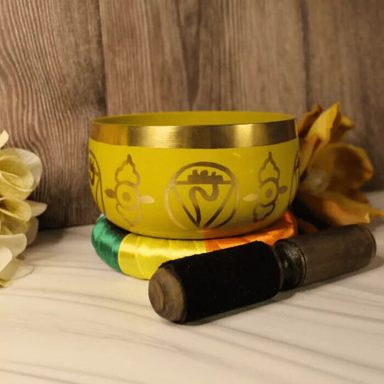 Gift Set Singing Bowl – Singing Bowl Manipura Chakra Solar Plexus 13cm