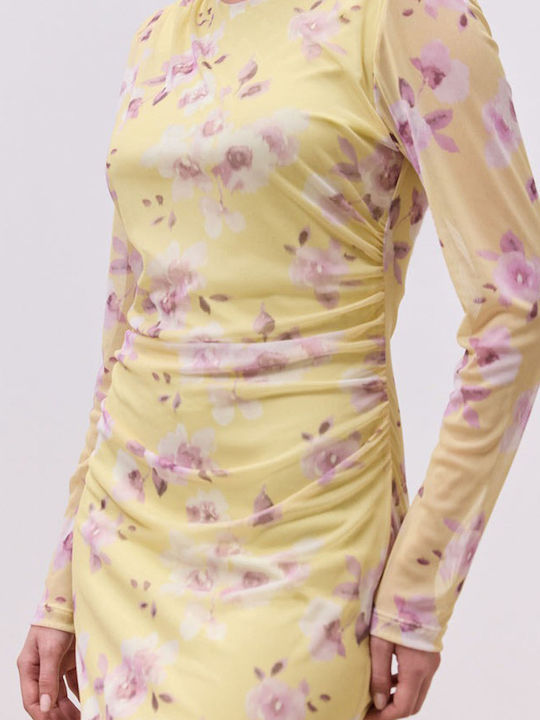 Summer Midi Dress for Wedding / Christening Yellow