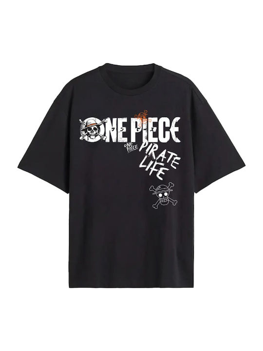 Цял Бански Pirate Life Черен T-shirt