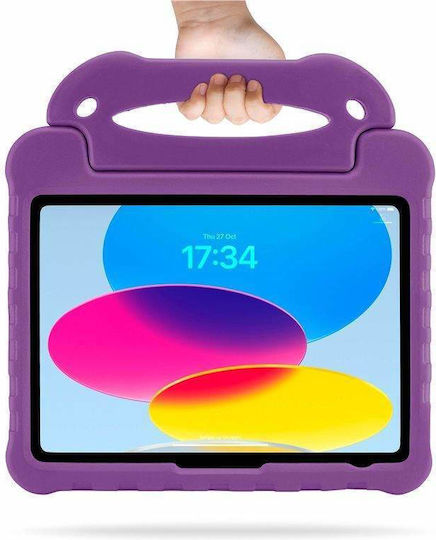 Pipetto Durable Back Cover For Kids Purple Apple Ipad 10.9 (2022) Ipad 11 (2025) Ipad Air 11