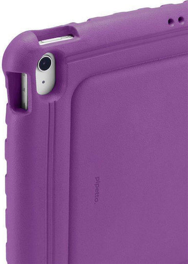 Pipetto Durable Back Cover For Kids Purple Apple Ipad 10.9 (2022) Ipad 11 (2025) Ipad Air 11