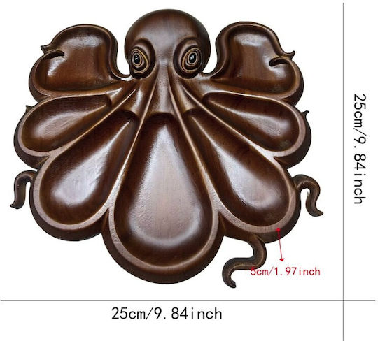 Alista Home Placă De Servire Din Lemn 26x25x3cm
