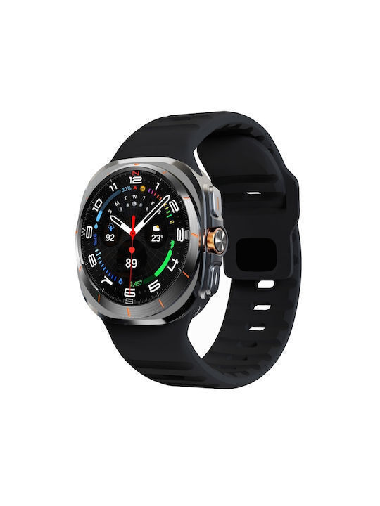 Homies Silikon Tragbare Bänder Schwarz Galaxy Watch Ultra