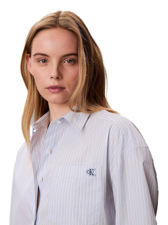 Long Sleeve Women's Shirt Sky Blue