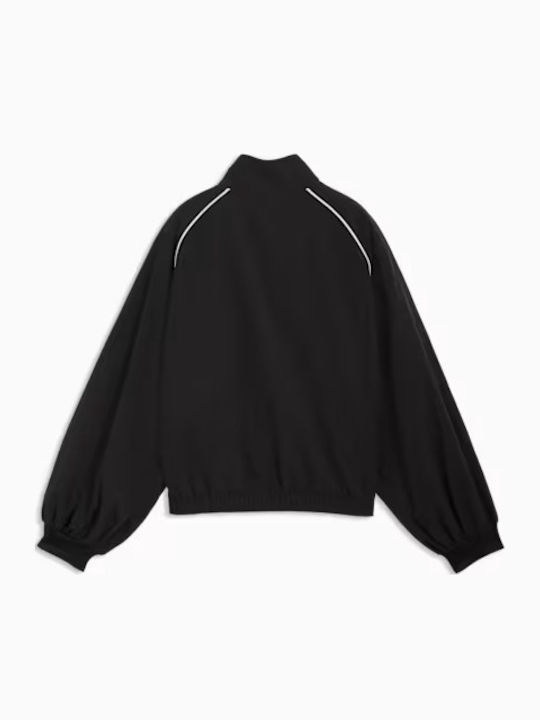 Woven Γυναικείο Αθλητικό Μπουφάν Black