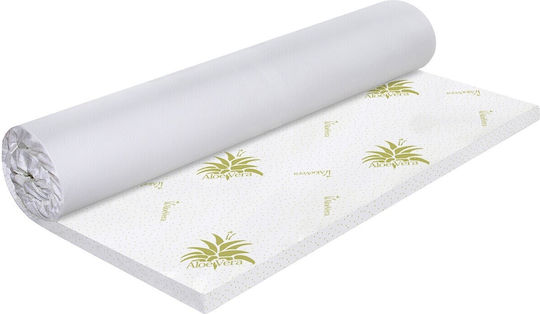 Green Future Free Air Mattress Topper Semi-Double Memory Foam Infused with Aloe 120x200x3cm