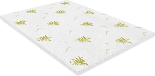 Green Future Free Air Mattress Topper Semi-Double Memory Foam Infused with Aloe 120x200x3cm