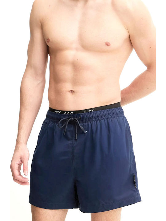 Karl Lagerfeld Costum de Baie Bărbați Bermude Albastru Karl Lagerfeld Costum de Baie Bărbați Bermude Albastru