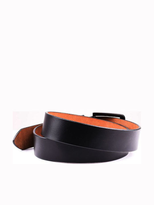 Men's Leather Belt Black