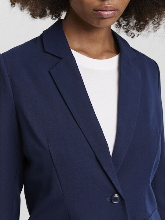 Vero Moda Γυναικείο Σακάκι Navy Blazer